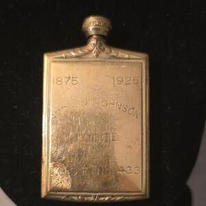 101 Year Old I.O.O.F. Silverplated Perfume Flask!!
